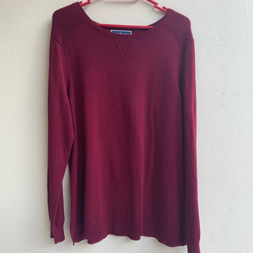 Karen Scott Red Sweater